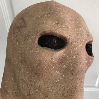 Mascaras Para Halloween Creepy Slenderman Mask Cospaly Horror Faceless Man Alien Skull Latex Helmet Carnival Dress Up Party