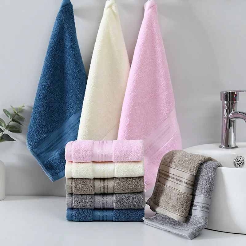 Luxury 100% Bamboo Bathroom Towels 34x74cm Hand Face Bath Towels Washcloths Hotel Home Daily Use Christmas Personalized Gift