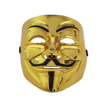 Multi Style V for Vendetta Anonymous Mask Silver V Smile Masks Anime Halloween Cosplay Guy Fawkes Masque Adults Joker Gold Mask