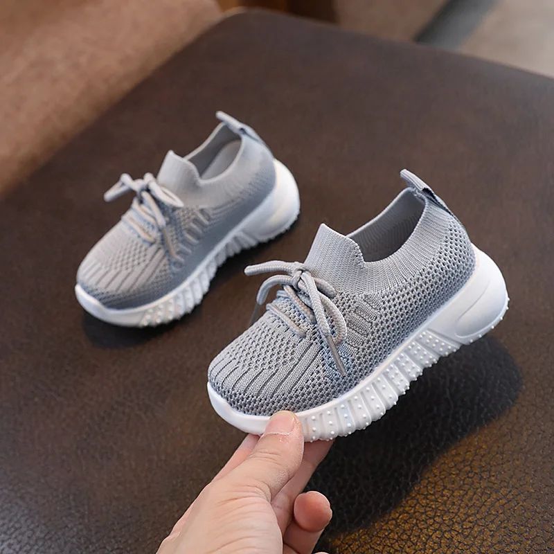 Children Sneakers Spring and Fall Casual Shoes Mesh Breathable Soft Bottom Kids Boys Girls Students Sport Running Tennis Shoes