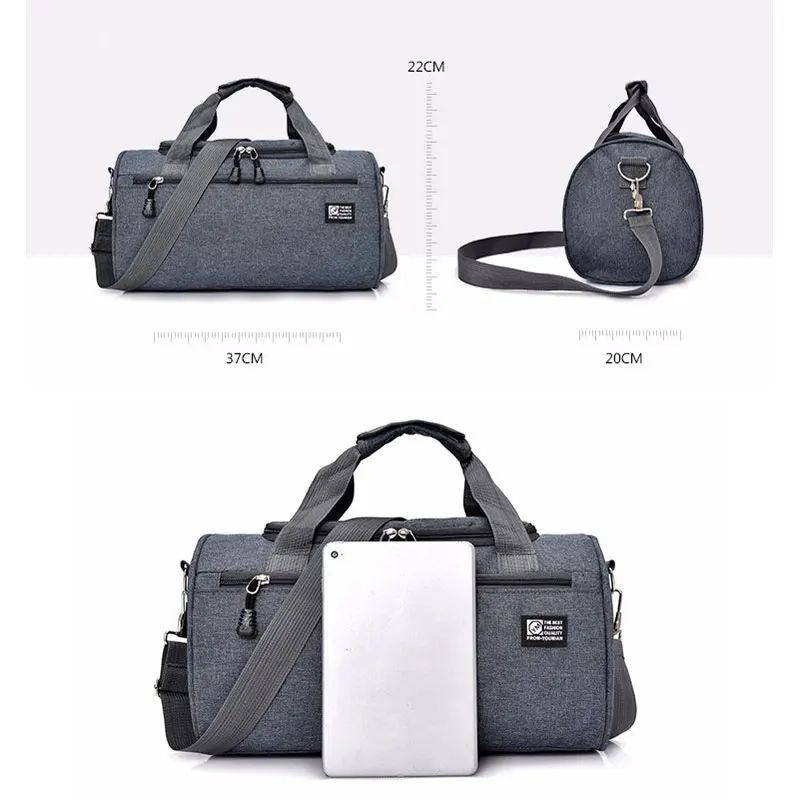 High Quality Women's Travel Bag Men's Outdoor Sports Luggage Handbag Weekend Trip Duffel Bag Female Shoulder Crossbody Bags Pack