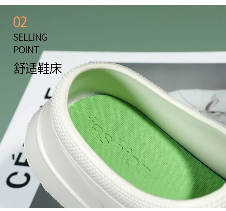 2025 New Style Men Women EVA Chef Shoes Non-slip Waterproof Oil-proof Shoes Comfortable Workers Slippers  Outdoor Fishing Shoes