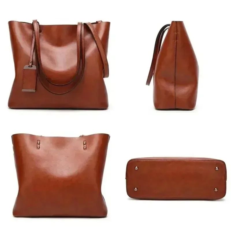 Vintage Business Messenger Shoulder Bag Large Capacity Men Crossbody School Bag for Teenage Man Sling Big Travel Bags