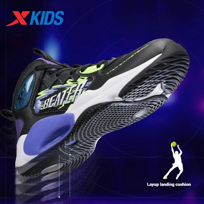 Xtep Teenager's Basketball Shoes 2025 Spring Unisex Mesh Breathable Lightweight Fashion Comfortable Sport Shoes 676415129390