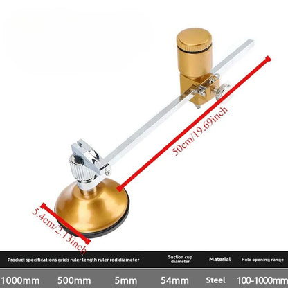 Cortador de Vidro Profissional Bússola Circular Ferramenta de Corte de Diamante para Azulejos de Porcelana e Cerâmica