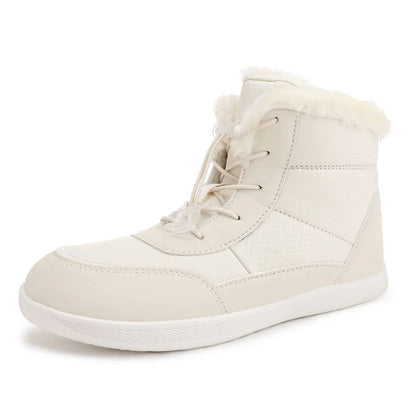 Women's Winter Snow Boots Fur Lined Barefoot Boots Wide Toe Box Ankle Booties Walking Boots Outdoor