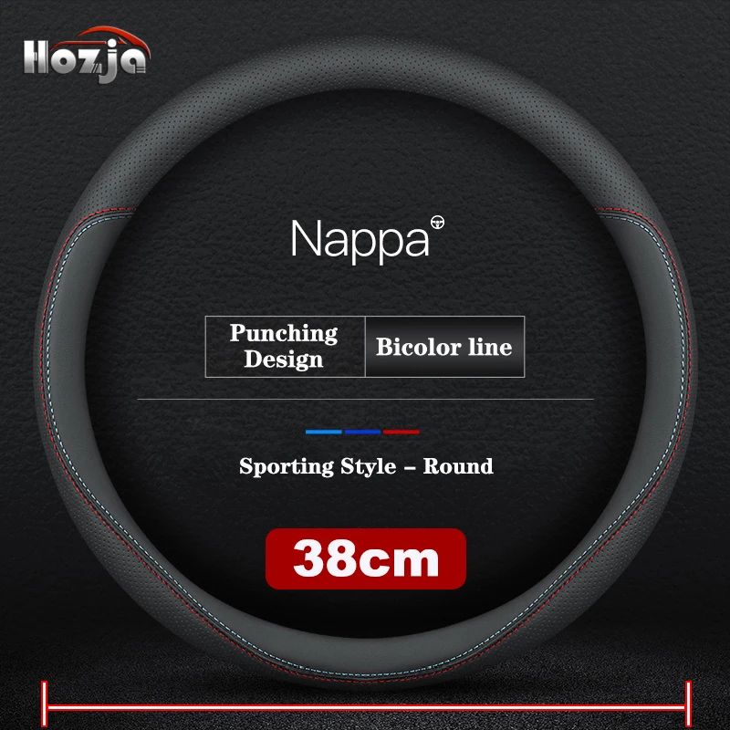 38CM 40CM 42cm 45cm 47cm Car Truck Extra Large Artificial Leather Steering Wheel Braid Cover Universal Auto Interior Accessories