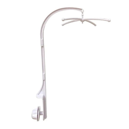 White Baby Crib Mobile Bed Bell Toys Holder Infant Toy Arm Bracket Wind-up Music Box Baby Toys Carousel Rattles Bracket Set Bébé