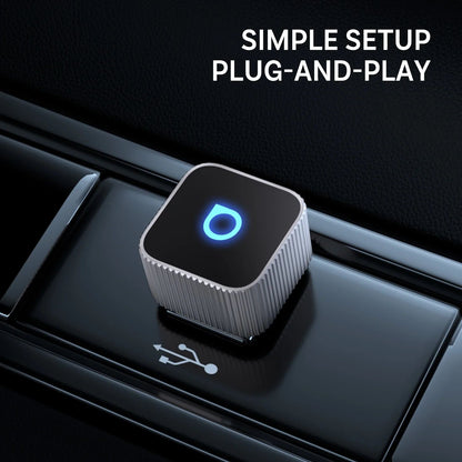 Adaptador OTTOCAST Mini Slim Cube sem fio para CarPlay e Android Auto, 2 em 1, USB, acessórios inteligentes para carro VW Haval Audi Kia Porsche Lexus