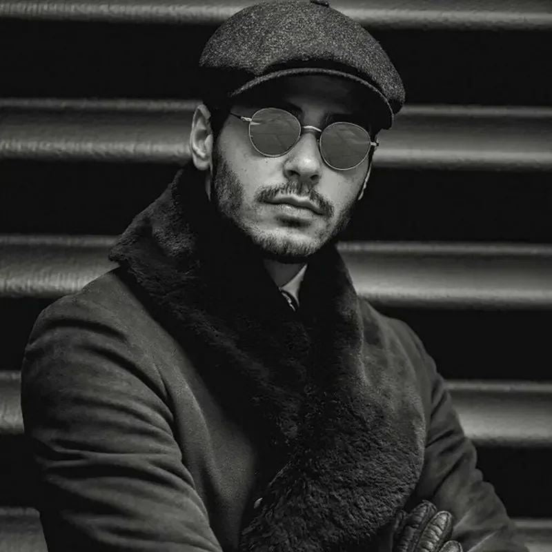 Classic Hat for Men Caps Vintage Retro Tweed Peaky Blinders Beret Hat Flat Peaked Cap Street Hats for Women Men