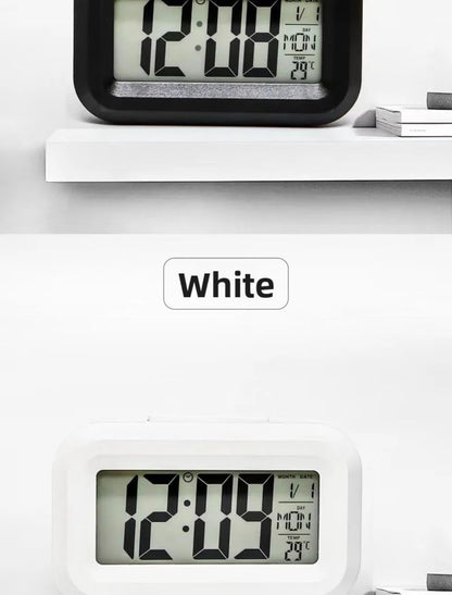 Digital Led Clock Household Bedside Battery Powered Multi-function Alarm Clock Desk Things for the Room Table Clocks Home Decor