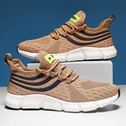 Tênis Esportivo Masculino Casual Leve Respirável Antiderrapante Calçados para Corrida e Caminhada ao Ar Livre Tênis Esportivo para Jogging