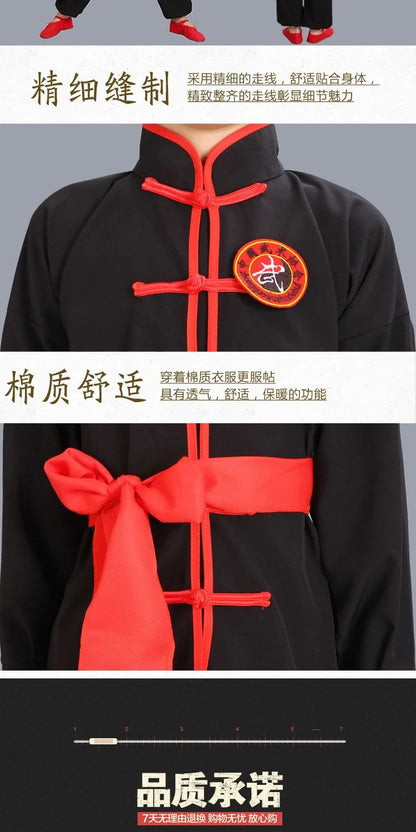 Kids Kung Fu Uniform Men Women Chinese Clothes Children's Sets Performance Boy Set Tai Chi Outfit Girl Wushu Costume Tang Suit