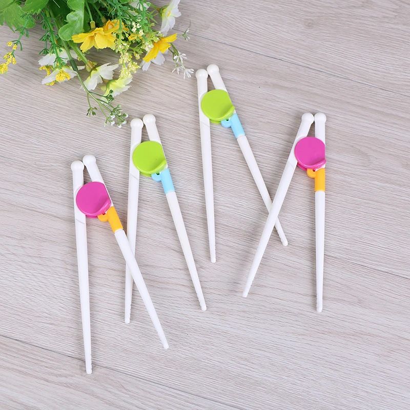 1 Pair Chopsticks For Sushi Baby Kids Beginner Practical Chopstick Easy Use Learning Training Helper Dishes Dinner Kitchen Tools