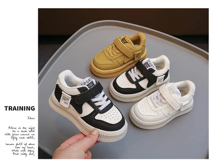 Children's 2023 New Design Sneakers Boys Fashion Sport Shoes Girls Casual Shoes Breathable Non-slip Student Shoes Kids Footwears