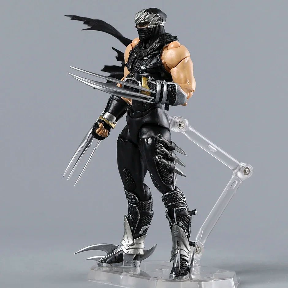 Revoltech Ryu Hayabusa Boneco de Ação PVC Modelo Ornamento Brinquedo Coleção Presente