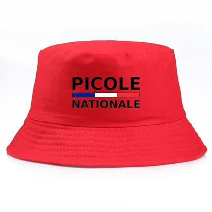 Summer Picole Nationale Bob Man Reversible Bucket Hat Women Cotton Fisherman Cap Unisex Outdoor Sport Sun Activities Panama