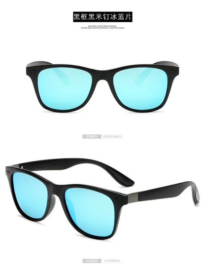 Polarized Sunglasses Unisex Rectangle Vintage Sunglasses Design Retro Sun Glasses Man Eyeglass Casual Goggles UV400 Eyewear