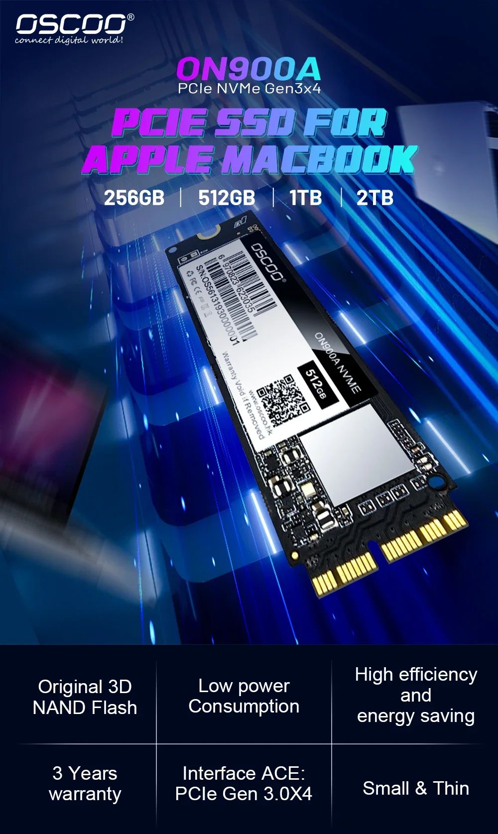 SSD de 1 TB para MacBook Pro 2015, compatível com MacBook Pro A1465 A1466/Mac Air SSD (2013-2015) A1502, SSD portátil para Apple