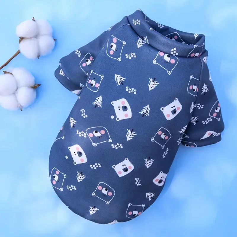 Casaco com capuz para cães pequenos, roupas quentes de inverno para animais de estimação para Bulldog Chihuahua Shih Tzu Moletom para Cães e Gatos