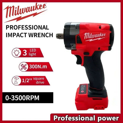 Milwaukee  Electric Cordless Wrench Brushless Screwdriver Compatible  Electric Screwdriver Drill Service Tool Car Truck Repair