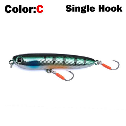 Isca de Pesca Flutuante OUTKIT Pencil StickBait 7g Wobblers Iscas Topwater Crankbait Artificiais para Arremesso Longo Hard Bait