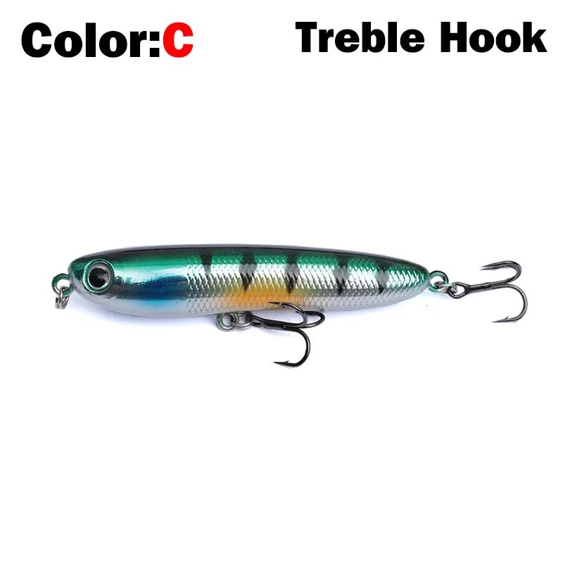 Isca de Pesca Flutuante OUTKIT Pencil StickBait 7g Wobblers Iscas Topwater Crankbait Artificiais para Arremesso Longo Hard Bait