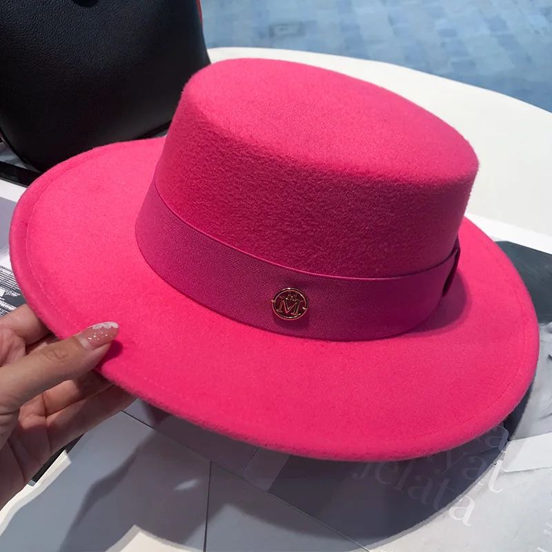 primavera outono moda praia 2025 Chapéu feminino fedora capela elegante Chapéu Panamá masculino fascinator Foto de casamento feltro Bowler novo