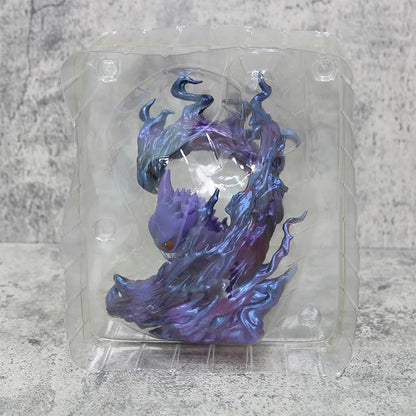 Estatueta de Pokémon Gengar de 18cm, Modelo de Ação de Anime, Estátua Colecionável para Exibição, Presente de Halloween, Natal e Aniversário