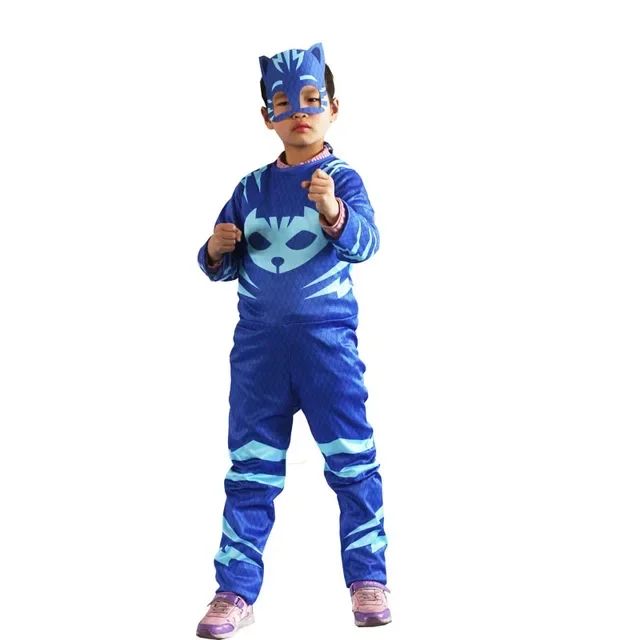 2025 Halloween Cartoon Pj Cosplay Costume Anime Figure Dressing Clothes Christmas Halloween Birthday Party For Boy Girl Kids
