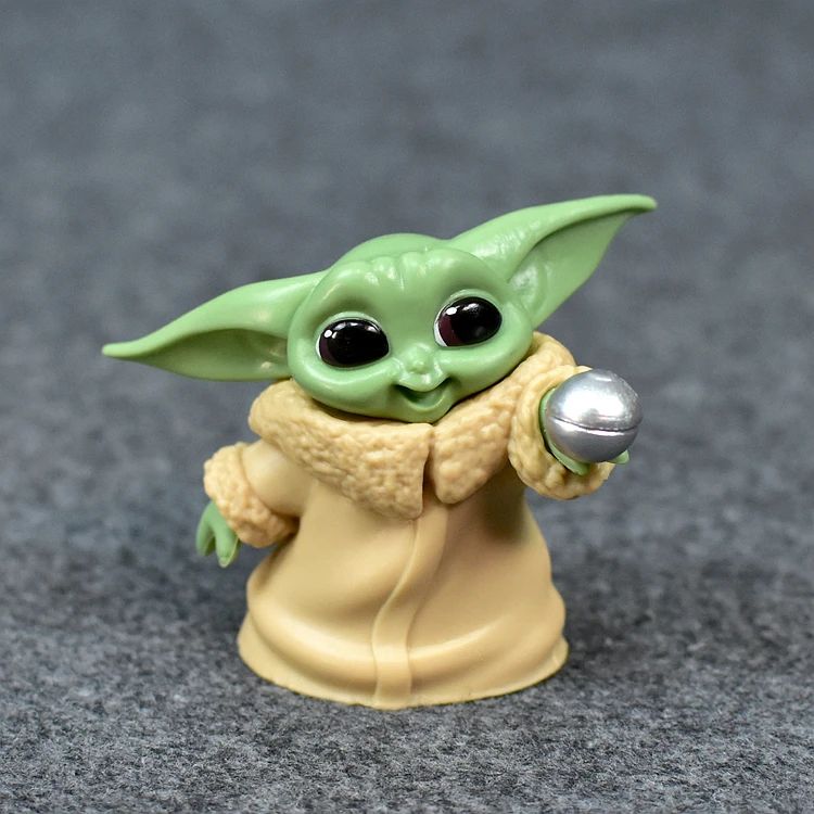 New 5pcs/set Baby Yoda Grogu Mandalorian Action Figure Toys 4-7cm Yoda Baby Action Toys Star Wars Figuras Hot Xmas Gifts