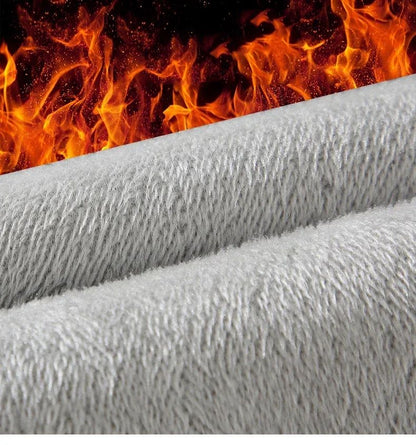 4 Colors Winter Fleece Men's Jeans Baggy Straight Elastic Waist Denim Pants Fashion Korean Thickened Warm Male Thermal Trousers