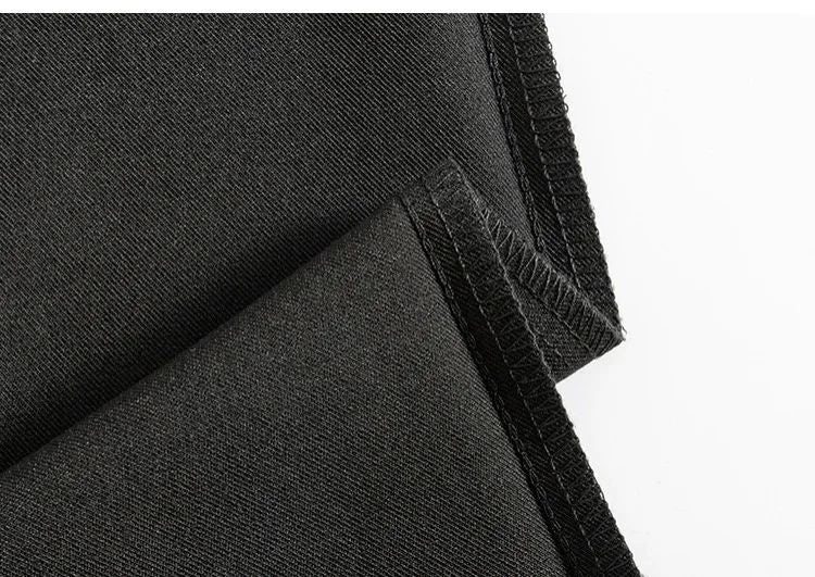 Grey High-waisted A- line Skirt Half Dress Petite Long Dress Autumn/winter For Women Side Slit Workwear