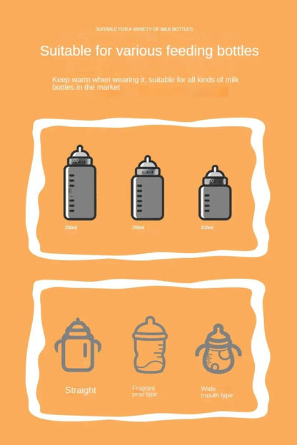 USB Milk Water Warmer Stroller Insulated Bag Baby Nursing Bottle Heater Safe Kids Supplies for Infant Outdoor Travel Accessories