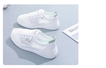 2024 White Tennis Athletic Woman Running Shoes Female Casual Sneaker Sports Comfortable Trend Loafers Skateboard Summer Leather