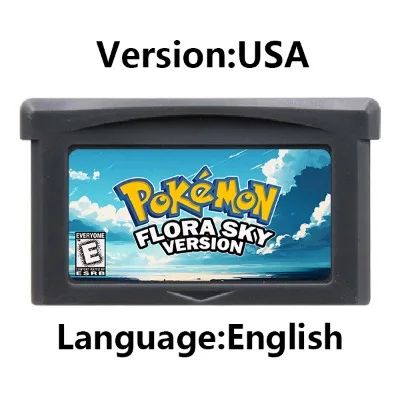 Cartucho de Jogo GBA Console de Videogame 32 Bits Card da Série Pokemon Crown Clover Unbound Quetzal Glazed Gaia Emerald Legacy