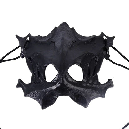 Halloween Skull Mask Long Teeth Demon Skeleton Half Face Cosplay Party Mask Scary Horror Wolf Dragon Tiger Costume Accessory