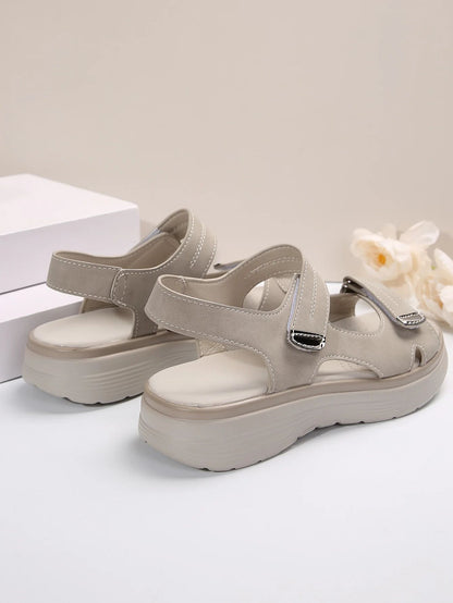 2024 Women Summer Wedges Non-slip Beach Open Toe Breathable Sandals Sport Style Shoes