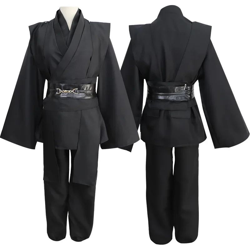 Jedi Knight Star Cosplay Anakin Skywalker Costume Replica Rob Cloak Anime Halloween Party Outfits Clothes Plus Size
