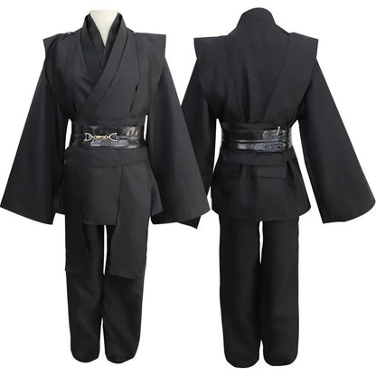 Jedi Knight Star Cosplay Anakin Skywalker Costume Replica Rob Cloak Anime Halloween Party Outfits Clothes Plus Size