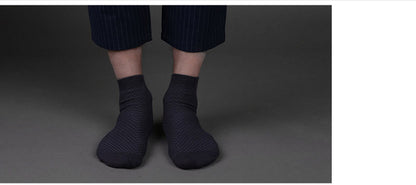 10 Pair Men's Bamboo Fiber Socks Harajuku Retro Breathable Business Man Socks Black Long Sock Deodorant Gift Set Size 39-46