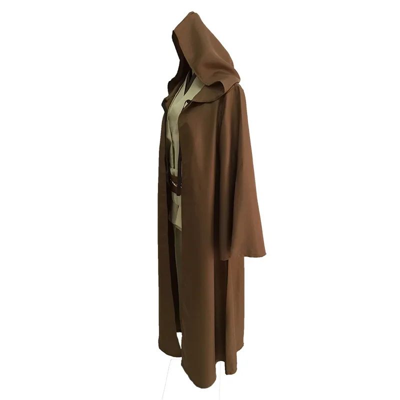 Jedi Knight Star Cosplay Anakin Skywalker Costume Replica Rob Cloak Anime Halloween Party Outfits Clothes Plus Size
