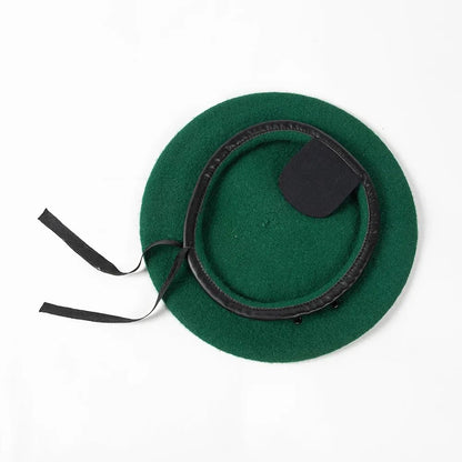 Large Size Wool  Military  Army Berets Hat for Big Head Unisex Men Women Devil Soldier Winter Warm Wide Beret Cap Painters Hats