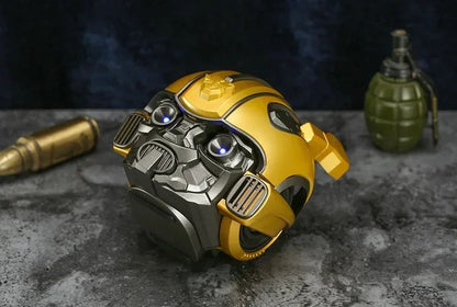 Alto-falantes Bluetooth Bumblebee Transformers Novo Desenho Animado Criativo Sem Fio Cartão Mini Externo Pequeno Acústica Megafone Echo Dot