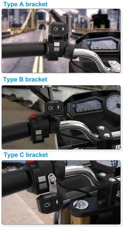 Future Eyes F150 Wireless Led Electric Super Bright Vehicle Auxiliary High Power for 1200GS F800 Switch Motorcycle Fog Lights