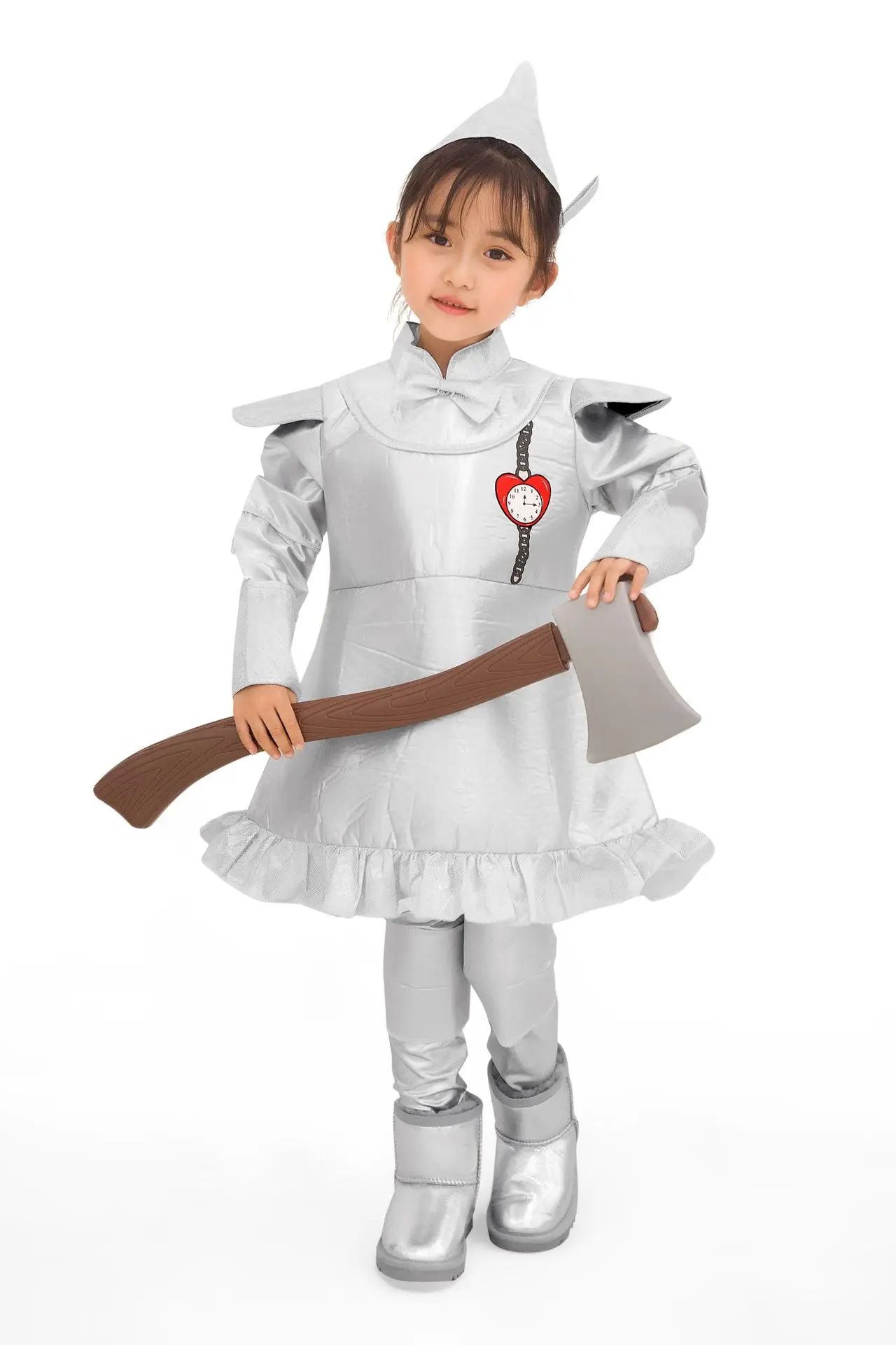 Halloween Cosplay Tin Man Costume Parent-children Clothing Adult Male Iron Man Costume Wizard of Oz Performance Stage Costumes