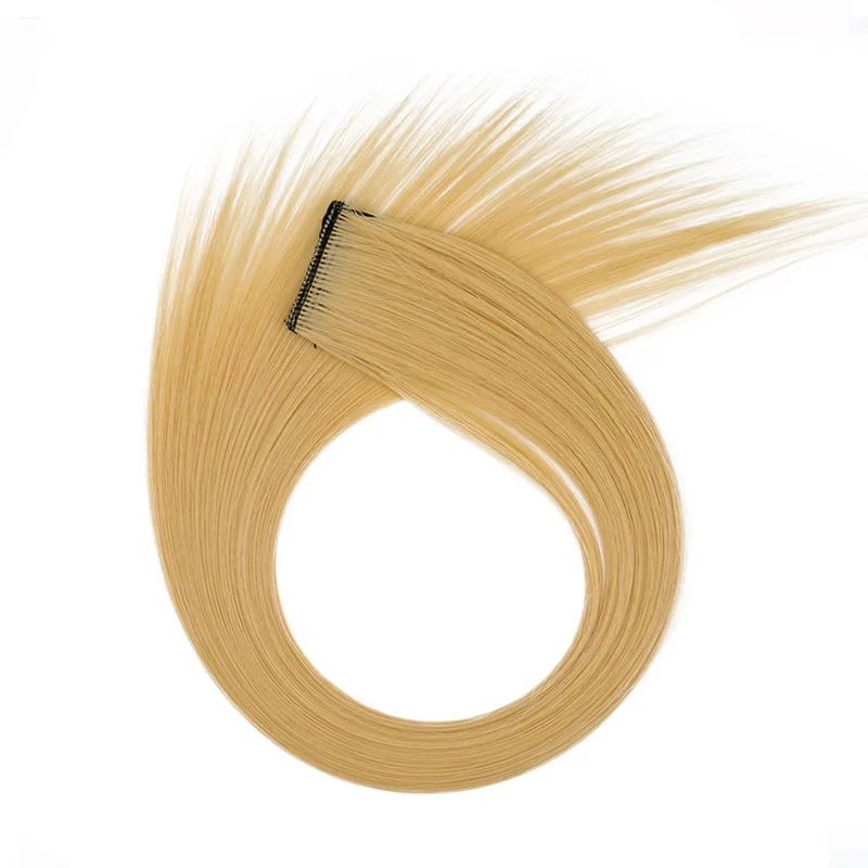 22 Polegadas Sintético Longo Liso Clip In Extensões de Cabelo Perucas de Alta Temperatura Cores do Arco-Íris Acessórios de Cabelo para bom 2026