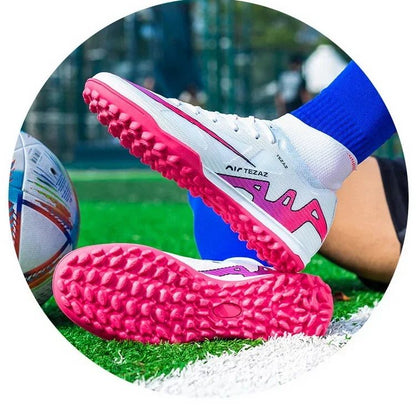 Men Football Shoes TF/FG Society Cleats Indoor Soccer Shoes Professional Football Field Boots Fast Unisex Sneaker Top Quality