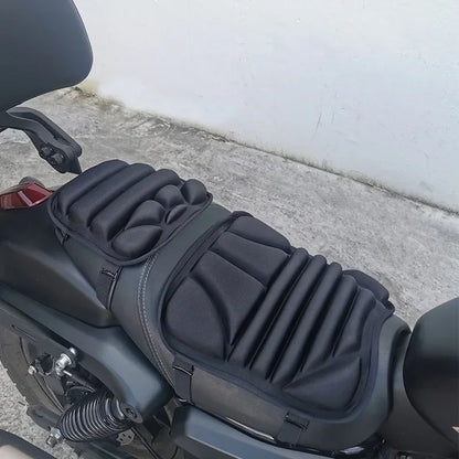 Almofada de Assento de Moto 3D Conforto Gel Almofada de Assento Respirável Capa de Assento Universal com Absorção de Choque para Montanha Avançada