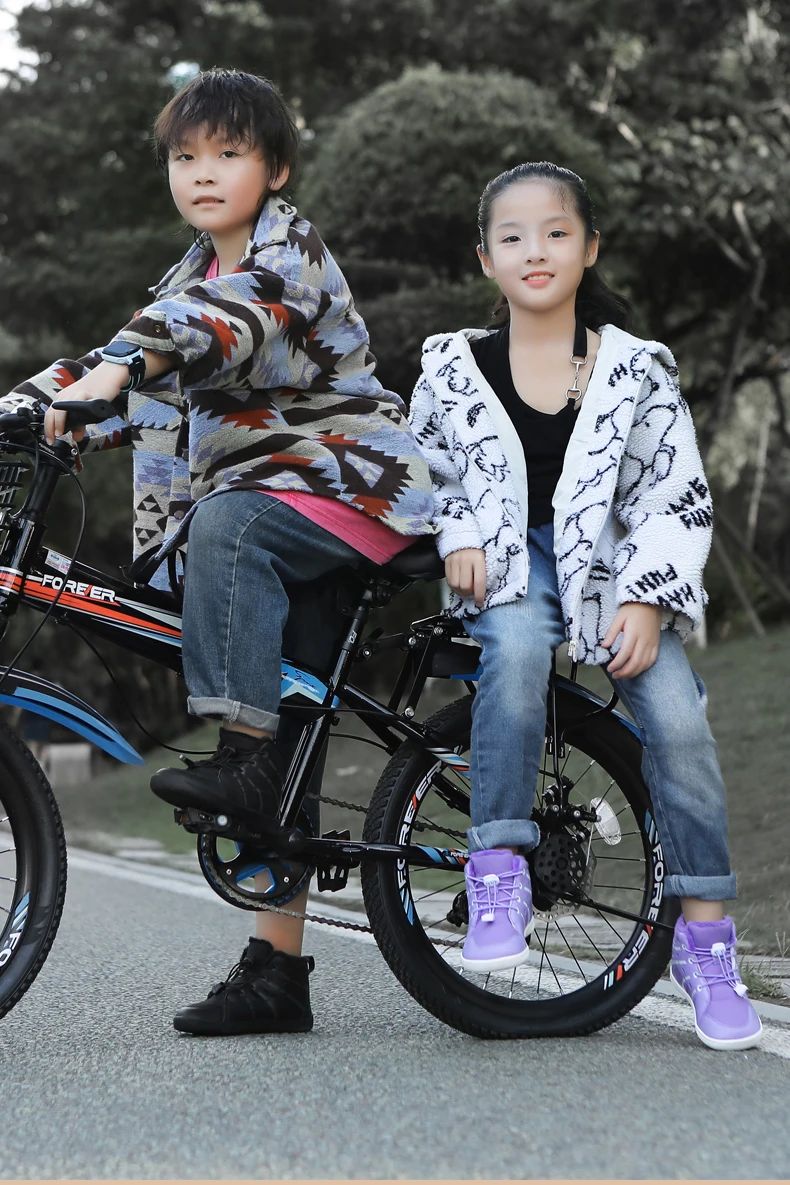 Fashion Kids Snow Boots Wide ToeBox Shoes Kid's Waterprof Barefoot Sneakers Boys Girls Warm Cotton Lightweight Non-slip Sneakers